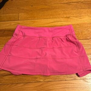 Lululemon Pace rival skirt size 6 pink